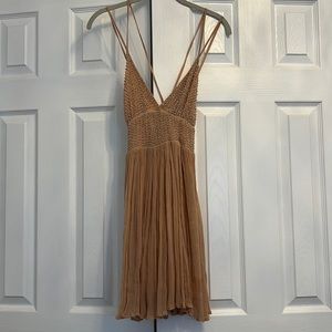 Free People Beaded Mini Dress